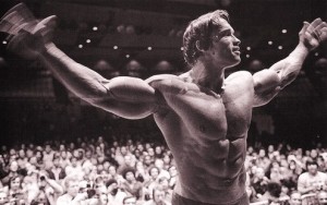 Arnold Schwarzenegger as Mr. Universe