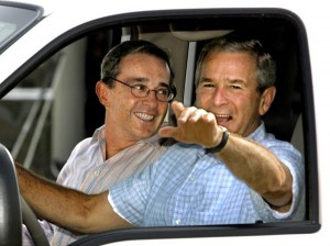 BUSH US COLOMBIA Colombia's President Alvaro Uribe had a close friendship with George Bush. Photo Source: Unknown