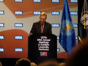 mcConnell Mitch McConnell is an NRA supporter
