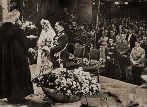 Goring wedding Hitler as best man while Reichbishop Müller presides
