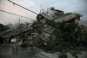 Total destruction. Haiting Earthquake 1-12-2010.