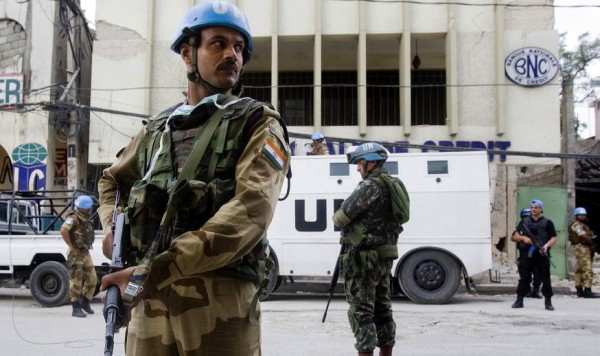 UN Forces Secure Port-au-Prince Bank